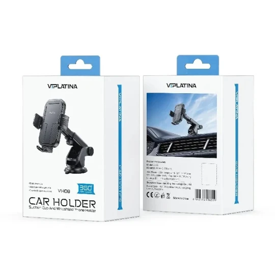 هولدر گوشی موبایل پایه دار VIPLATINA مدل VH08 - مشکی