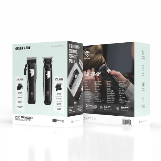 ماشین اصلاح مردانه ست 2 تایی گرین لاین مدل GNPTRMDUO - Pro Trim Duo
